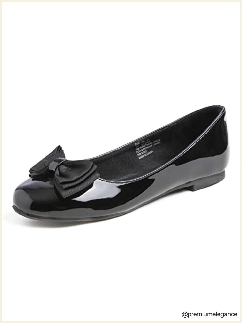 Cute Bow Trim Ballet Flats for Women Round Toe Slip On Comfortable Casual Shoes